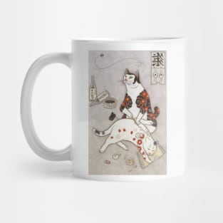 Japanese Tattoo Monmon Cats Aka Tattooed Cats Mug